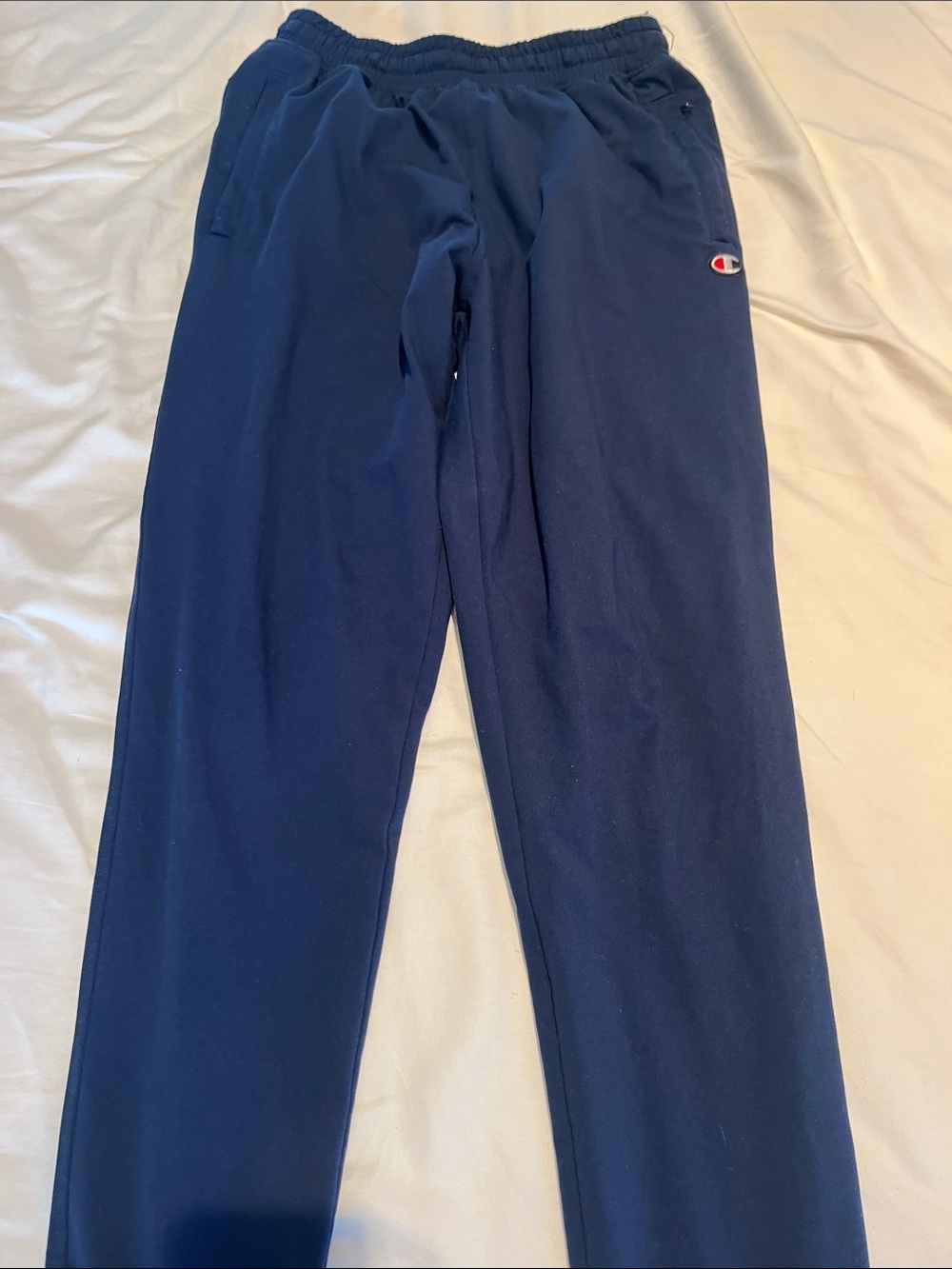 Champion Navy Blue Jogger Sweatpants with Embroidered Logo